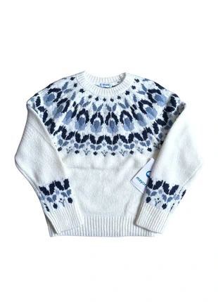 Pull hiver épais et chaud blanc et bleu 8 ans mayoral neuf avec étiquette, brand: Mayoral, condizioni: Nuovo con cartellino, taglia: 8 anni / 128 cm, €14.00, €15.40 include la Protezione acquisti Pro