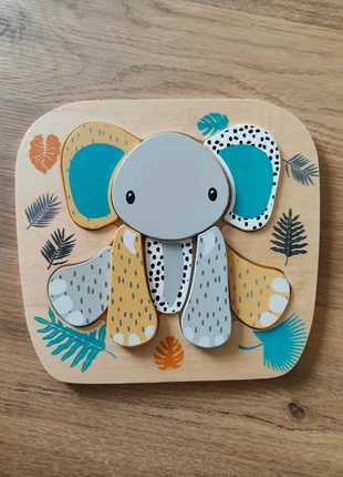 Jeu puzzle éléphant, marque: Premaman, état: Neuf sans étiquette, taille: 12-18 mois / 80 cm, 5,00 €, 5,95 € Protection acheteurs incluse