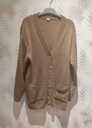 Cardigan Gilet Camel Laine Acrylique Boutons Dorés Style Blazer T.42/44, brand: Inconnu, condition: Good, size: XXL / 44 / 16, €10.00, €11.20 includes Buyer Protection