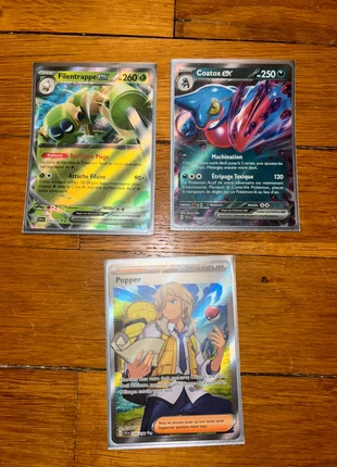 Lot cartes ultra rares Écarlate et Violet, brand: Pokémon, condition: Very good, €9.00, €10.15 includes Buyer Protection