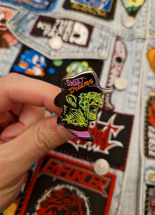 Nightmare on elm Street Freddy Krueger metallic pin, brand: NO LABEL, condition: New with tags, £2.99, £3.84 includes Buyer Protection