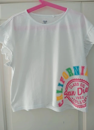 🤍 Camiseta blanca – OVS Kids - 12 años, marque: OVS, état: Neuf sans étiquette, taille: 11 ans / 146 cm, 8,00 €, 9,10 € Protection acheteurs incluse