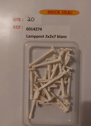 Lego vrac briques lamppost 2x2x7 blanc, brand: LEGO, condition: Very good, size: One size, €6.00, €7.00 includes Buyer Protection Pro