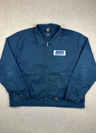 VD34 Veste manche longue unlined eisenhorwer jacket full zip Dickies bleu marine taille xxl homme, brand: Dickies, condition: Good, size: XXL, €48.99, €52.14 includes Buyer Protection