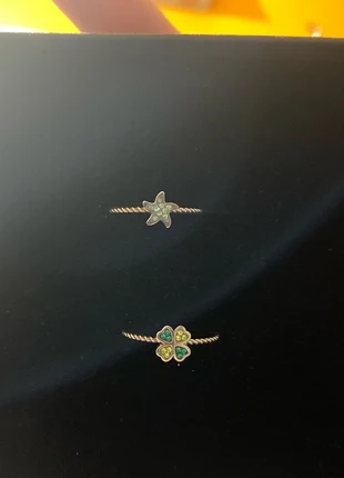 set 2 anelli con quadrifoglio e stellina celeste regolabili, marke: Marlù, zustand: Neu, größe: Größenverstellbar, 8,50 €, 9,63 € inklusive Vinted-Käuferschutz