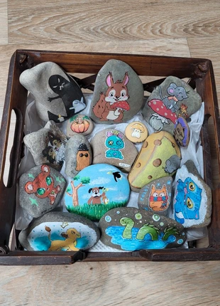 Galets peint à la main, brand: Fait Main, condition: Very good, €10.00, €11.20 includes Buyer Protection