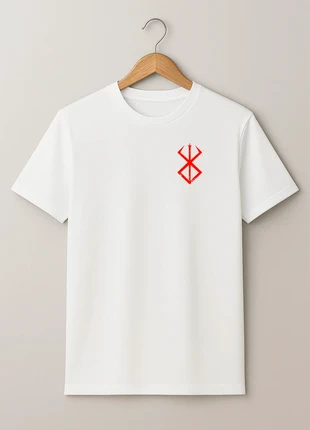 T shirt basique Blanc 100% coton imprimé Berserk taille M, marque: NAKAMA, état: Neuf sans étiquette, taille: M, 14,90 €, 16,35 € Protection acheteurs (Pro) incluse