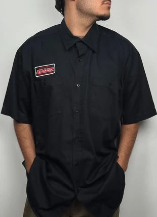 Chemise Dickies à broderies Noire et Rouge XL, brand: Dickies, condition: Very good, size: XL, €24.99, €26.94 includes Buyer Protection Pro