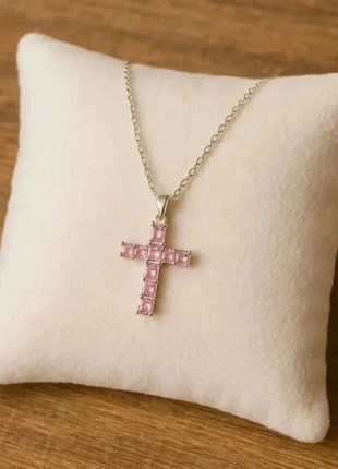 Croix Religieux Chretien Collier Pendentif Chaine Brillante Dorée Rose Argenté Réversible, brand: Croix, condition: Very good, €8.97, €10.12 includes Buyer Protection