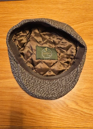 Cappello Classico Uomo Flat Cap/Berretto in Tweed a Spina di Pesce - Taglia 57 - The Golden Cap, brand: the golden cap, condizioni: Ottime, taglia: 57, €22.90, €24.75 include la Protezione acquisti