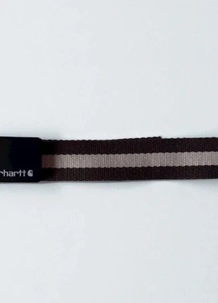 je25-36cbn eneo24-2224vd Carhartt WIP Belt Cinturón Ceinture Gürtel Cintura – Brown Grey Stripe / Ma, marca: Carhartt, estado: Muito bom, tamanho: Ajustável, €14.00, €15.40 inclui Proteção do Comprador