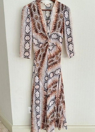 Maje Lange Serpentine Jurk - Maat M - Designer, merk: Maje, staat: Nieuw zonder prijskaartje, maat: M / 38 / 10, € 59,99, € 63,69 inclusief Kopersbescherming