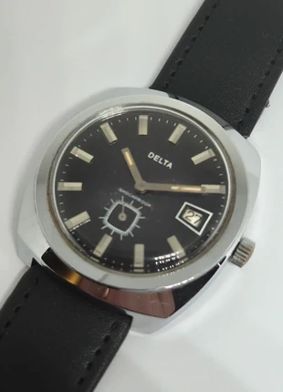 Vintage mechanical watch Delta Subsecond, brand: Delta, condizioni: Nuovo senza cartellino, taglia: 30–38 mm, €50.00, €53.20 include la Protezione acquisti