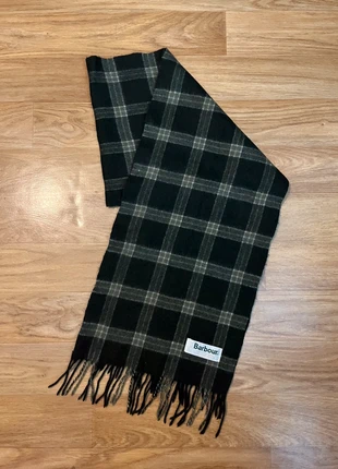 Écharpe à carreaux scarf barbour tartan 100% lambswool laine made in scotland vert blanc 14, brand: Barbour, condition: Very good, €29.00, €31.15 includes Buyer Protection