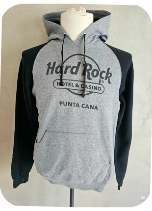 Hoodie Hard Rock Cafe Punta Cana – Gris/Noir T.M – État neuf – Collector Casino, brand: Hard Rock Café, condition: Very good, size: M, €14.90, €16.35 includes Buyer Protection Pro
