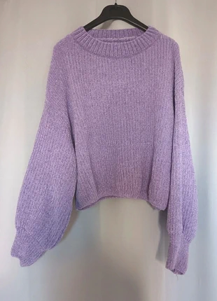 Pull d'hiver violet à manche bouffantes Shein femme taille unique, marca: Shein, estado: Nuevo sin etiquetas, tamaño: Talla única, 10,00 €, 11,20 € Protección al comprador incluida
