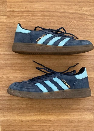 Spézial Handball Adidas Originals Femme baskets sneakers navy I Taille 40 I Bleu marine/bleu clair, marca: adidas, estado: Muito bom, tamanho: 40, €65.00, €68.95 inclui Proteção do Comprador