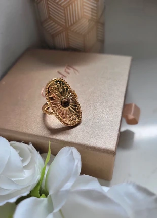 Bague "Eyes of the Tiger" en pierre naturelle œil de tigre et acier inoxydable, marque: Fait Main, état: Neuf avec étiquette, taille: Ajustable, 5,00 €, 5,95 € Protection acheteurs incluse