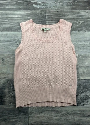 Pull torsadé sans manche Tommy Hilfiger Rose taille XL, marque: Tommy Hilfiger, état: Très bon état, taille: XL / 42 / 14, 16,00 €, 17,50 € Protection acheteurs (Pro) incluse