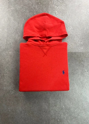 Sweat | pull à capuche rouge Ralph Lauren taille L logo brodé, brand: Ralph Lauren, condition: Very good, size: L, €55.00, €58.45 includes Buyer Protection