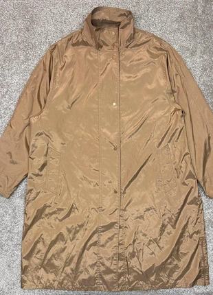 Veste coupe vent long mi saison marron doré Damart Vintage manteau femme - XL, brand: Damart, condition: Very good, size: XL / 42 / 14, €18.00, €19.60 includes Buyer Protection