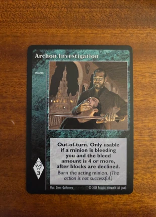 Vtes x1 Archon Investigation PROMO Jyhad Sabbat Camarilla Anarchs Vampire The Eternal Struggle, marque: Wizards of the Coast, état: Neuf sans étiquette, 9,99 €, 11,19 € Protection acheteurs incluse