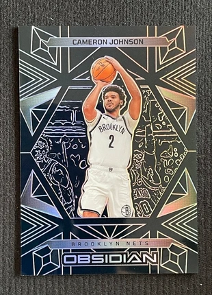 Cameron Johnson 2024-25 Panini Obsidian Electric Etch Silver #43 Brooklyn Nets NBA, marque: Panini, état: Neuf sans étiquette, 5,00 €, 5,95 € Protection acheteurs incluse