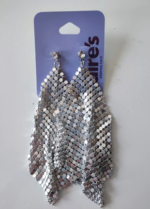 Très belles boucles d'oreilles acier argenté neuves avec étiquette, marque: Claire's, état: Neuf avec étiquette, 3,00 €, 3,85 € Protection acheteurs incluse