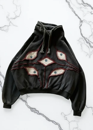 Sweat à capuche femme Y2K noir style streetwear, brand: y2k, condition: New with tags, size: M / 38 / 10, €45.00, €47.95 includes Buyer Protection