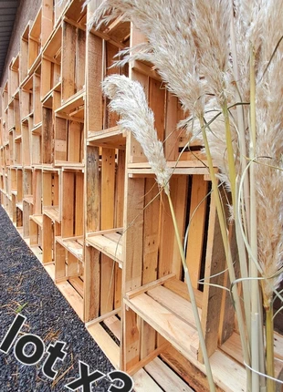 caisses en bois recyclé x3 idéal deco mariage champêtre maison bohème bibliothèque, marque: IKEA, état: Bon état, 30,00 €, 32,20 € Protection acheteurs incluse