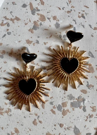 Boucles d’oreilles Cœur Soleil, brand: ShopTonKarma, condition: New without tags, €6.00, €7.00 includes Buyer Protection