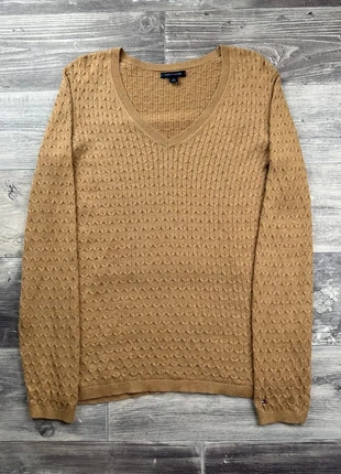 Pull col V torsadé Tommy Hilfiger Moutarde taille M, marke: Tommy Hilfiger, zustand: Sehr gut, größe: M / 38 / 10, 22,00 €, 23,80 € beinhaltet Vinted-Käuferschutz Pro