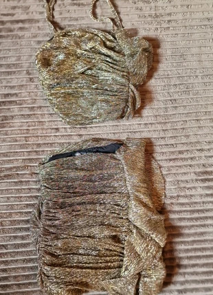 Zweiteiler Gold, marque: Zara, état: Très bon état, taille: XS / 34 / 6, 5,00 €, 5,95 € Protection acheteurs incluse