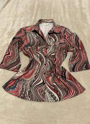 Vintage Frankenwalder Print 3/4 Sleeve Shirt Size 12, brand: Vintage Dressing, condition: Very good, size: L / 12, £7.00, £8.05 includes Buyer Protection