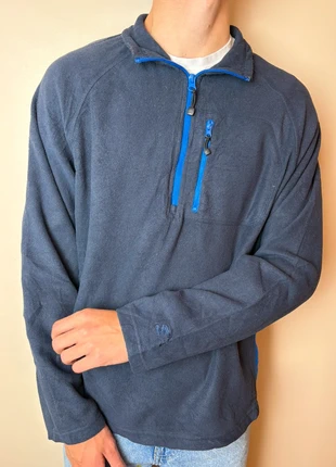 Veste polaire quart zip Starter fleece Bleu - Taille M 100 % polyester, manches longues, marke: Starter, zustand: Sehr gut, größe: M, 15,00 €, 16,45 € inklusive Vinted-Käuferschutz
