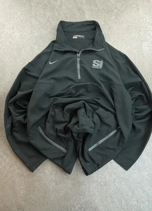 Half zip | 1/4 zip | coupe vent track jacket bomber Nike Y2K noir mat oversize size taille XXL, brand: Nike, condizioni: Ottime, taglia: XXL, €35.00, €37.45 include la Protezione acquisti