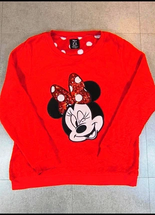 Sweat polaire Disney Minnie Mouse – Femme – Taille 40/42 – Rouge – Très bon état, brand: Disney x Primark, condizioni: Ottime, taglia: M / IT 42 / EU 38, €6.00, €7.00 include la Protezione acquisti