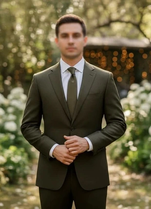 Costume kaki Zara XL 44, marque: Zara, état: Très bon état, taille: XL, 50,00 €, 53,20 € Protection acheteurs incluse