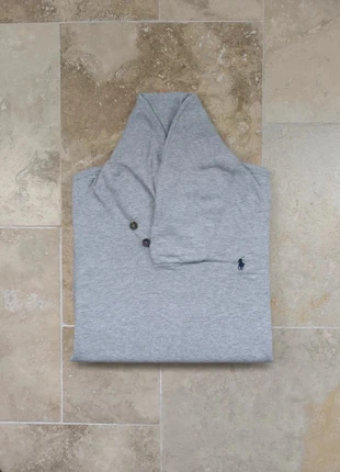 Pull col châle Ralph Lauren - Homme L - Gris clair chiné logo marine - Comme neuf, marque: Ralph Lauren, état: Neuf sans étiquette, taille: L, 70,00 €, 74,20 € Protection acheteurs (Pro) incluse