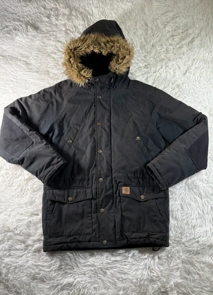 Manteau Parka Carhartt Noir Vintage pour Homme Taille M, marca: Carhartt, estado: Muito bom, tamanho: M, €44.20, €47.11 inclui Proteção do Comprador