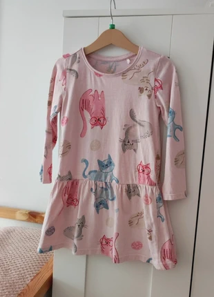Long-sleeved Dress with Kitties 104, marque: Cool Club, état: Très bon état, taille: 4 ans / 104 cm, 3,00 €, 3,85 € Protection acheteurs incluse
