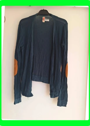 Gilet 4 bleu femme coudières suédine, condition: Very good, size: M / 38 / 10, €6.00, €7.00 includes Buyer Protection Pro