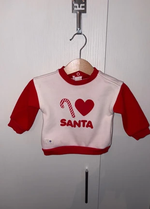 Sweat de Noël bébé 6mois, marque: Kiabi, état: Bon état, taille: 6-9 mois / 68 cm, 3,00 €, 3,85 € Protection acheteurs incluse