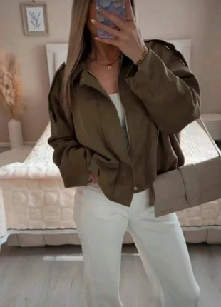 🔥🔥Brand new Viral UK 10 12 khaki green suede bomber jacket 🔥🔥, brand: boutique store, condition: New without tags, size: M / UK 12-14, £24.00, £25.90 includes Buyer Protection