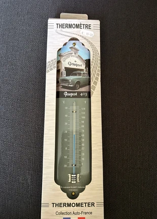 Thermomètre Peugeot 403 neuf en métal, marque: Peugeot, état: Neuf avec étiquette, 15,00 €, 16,45 € Protection acheteurs incluse