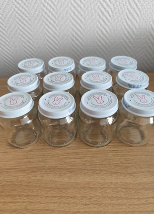 Lot de 12 pots en verre 130ml, marca: Babybio, estado: Muito bom, €6.00, €7.00 inclui Proteção do Comprador