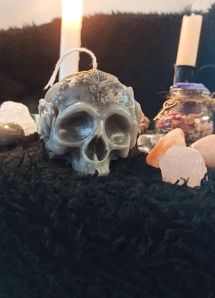 Candela artigianale teschio stile dark, marque: Witch, état: Neuf, 8,00 €, 9,10 € Protection acheteurs incluse