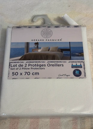 Lot de 2 protège-oreillers 50x70 cm – Gérard Pasquier imperméables, marca: Gerard Pasquier, estado: Novo sem etiquetas, tamanho: 50 x 70 cm, €5.49, €6.46 inclui Proteção do Comprador Pro