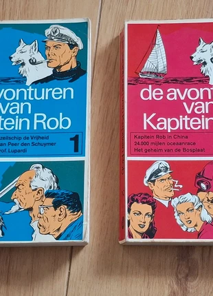 Boek de avonturen van kapitein Rob. 2,50 per boek, staat: Veelgebruikt, € 5,00, € 5,95 inclusief Kopersbescherming