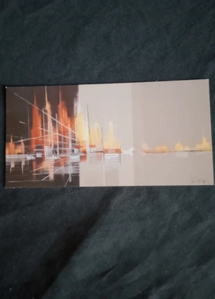 Petite Reproduction Tableau Art Abstrait Luc Drappier – Déco Moderne Design, marque: Braun, état: Très bon état, 1,00 €, 1,75 € Protection acheteurs incluse